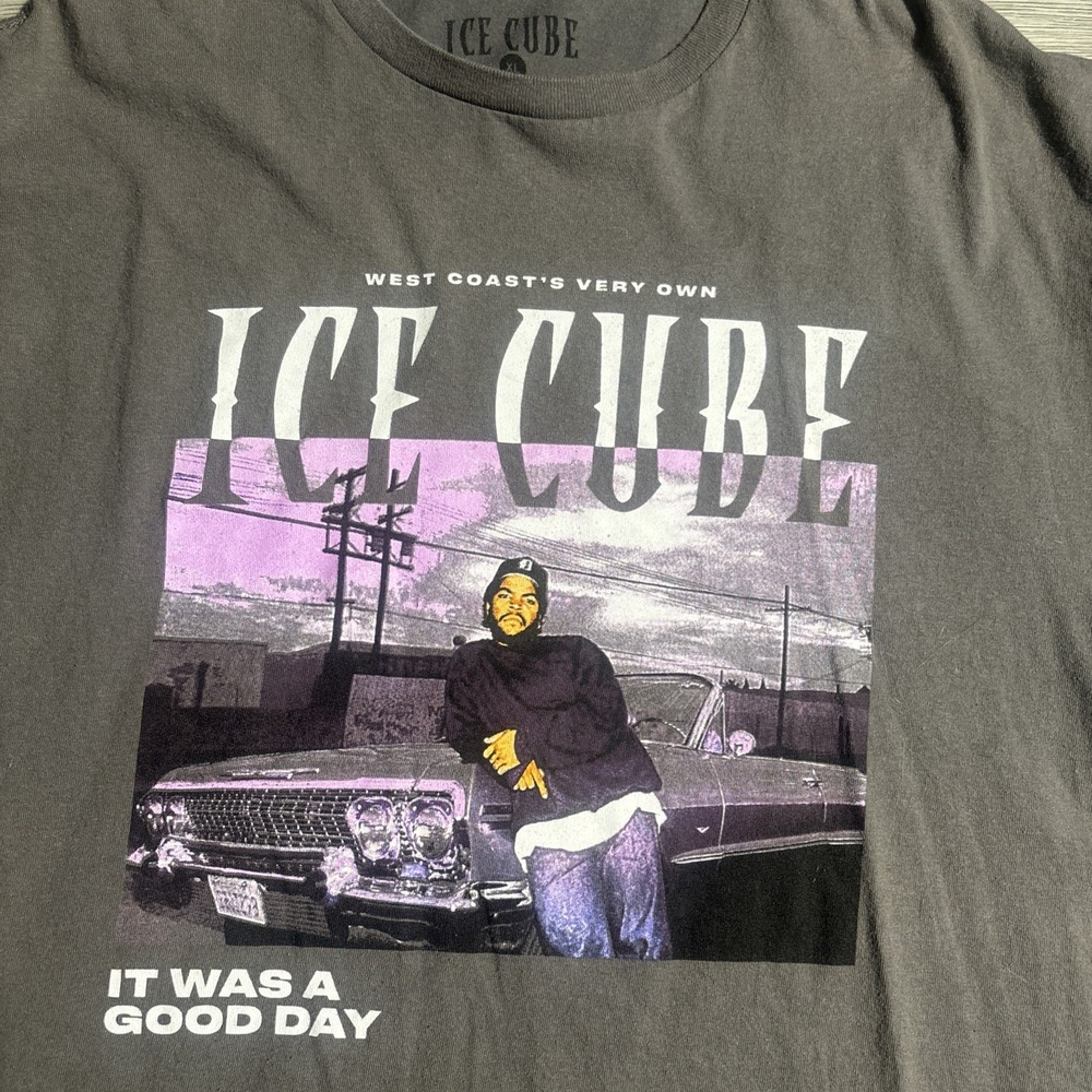 Ice Cube Today Was‎ A Good Day Rap Tee T Shirt Adult XL Dark Gray Mens